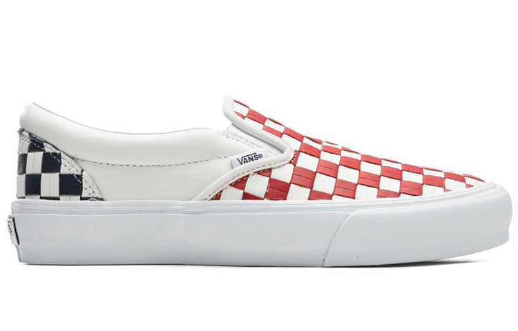Vans Classic Slip-On VLT LX 'Leather Woven - Red' VN0A5JJ19JD