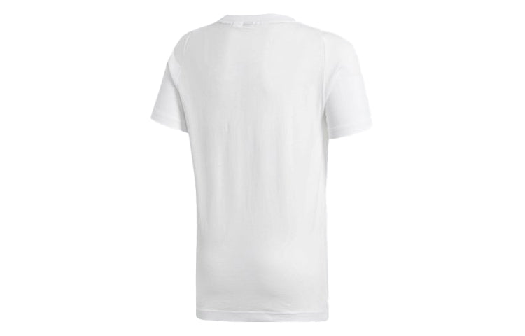 adidas Logo Printing Big Boys Training Short Sleeve White BK3488