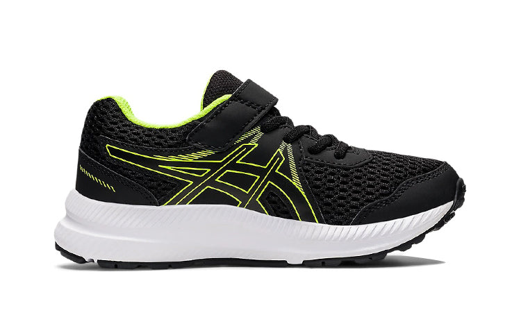(PS) ASICS Contend 7 'Black Hazard Green' 1014A194-005