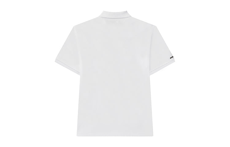Men's FILA Logo Sports Knit White Polo Shirt F11M038125F-WT