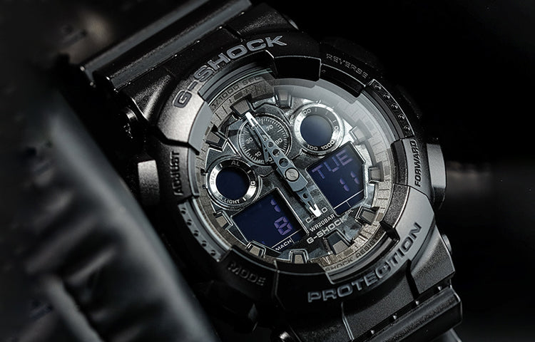 CASIO G-Shock Analog-Digital 'Black' GA-100CF-1APR