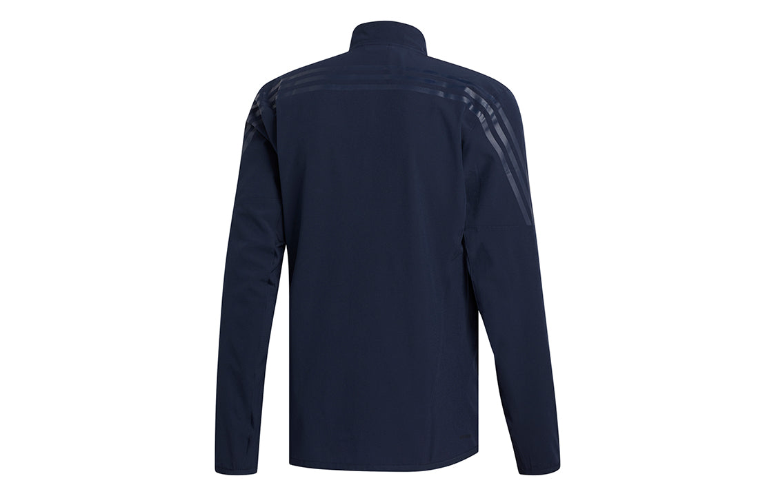 adidas Aero 3s Jkt Casual Sports Slim Fit Stand Collar Jacket Blue FL4387