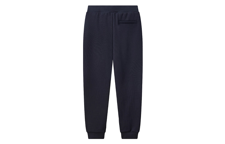 FILA Plaid Pocket Knitted Sports Pants Men s Blue F11M018608G-NV