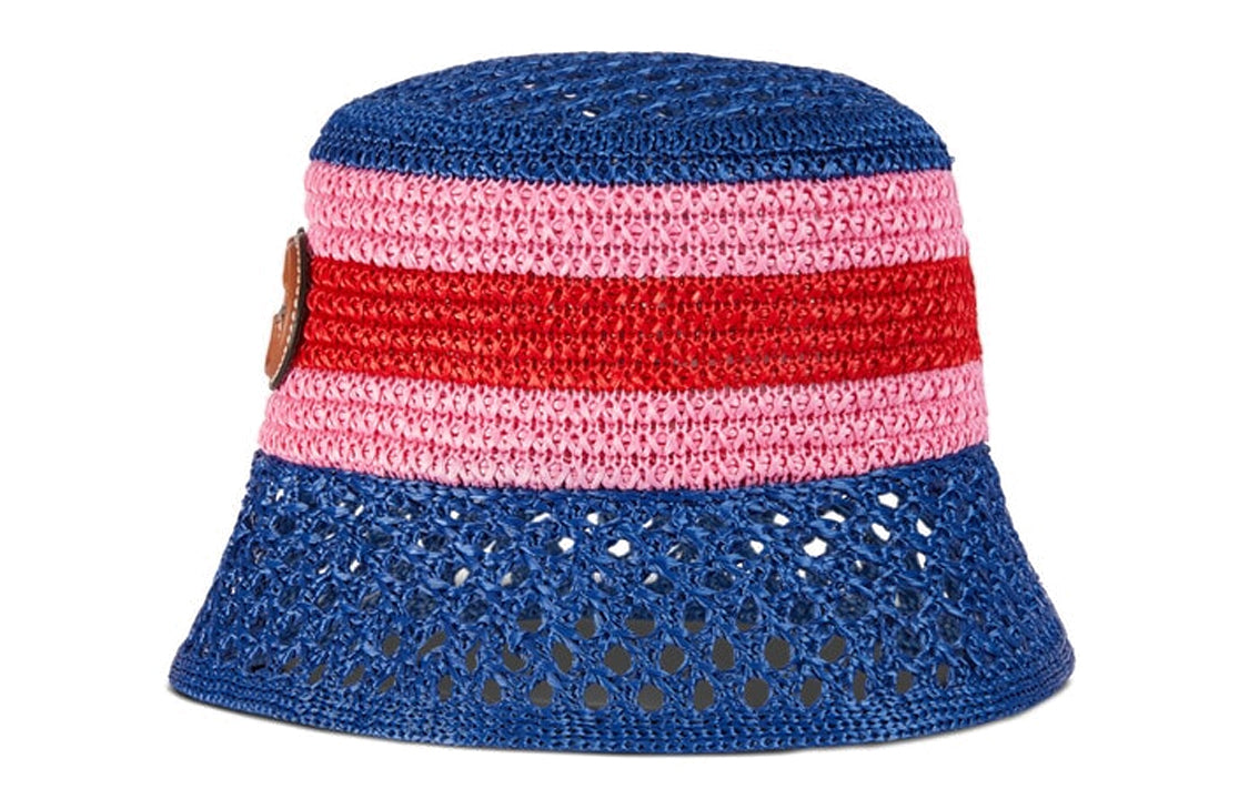 (WMNS) Gucci Raffia-Effect Viscose Bucket Hat 'Blue' 750690-3HATL-4064