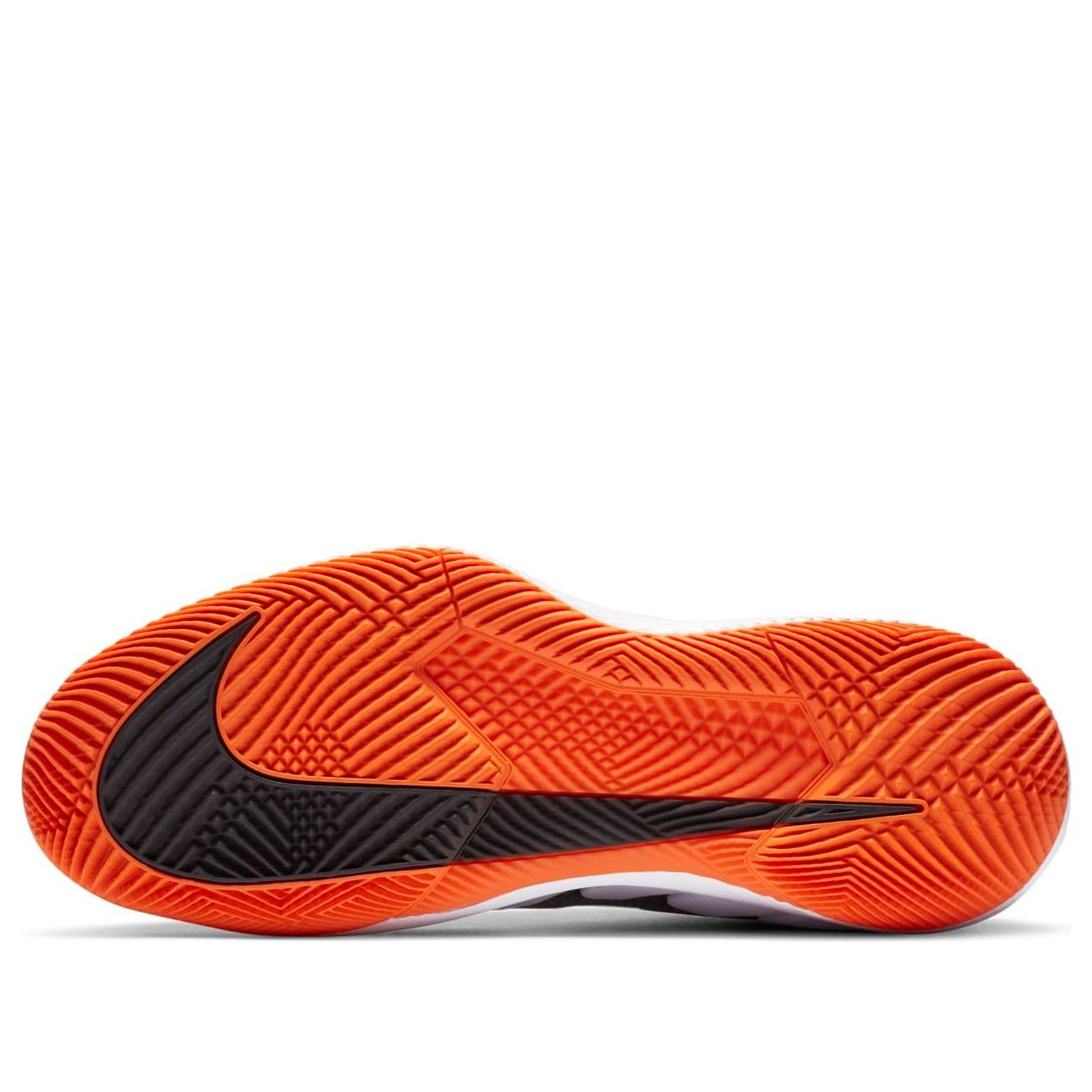 Nike Court Air Zoom Vapor X Knit HC 'Metallic Dark Grey Total Orange' AR0496-005