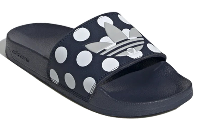 (WMNS) adidas Adilette Lite Slides 'Trefoil Logo - Polka Dot Navy' FU9148