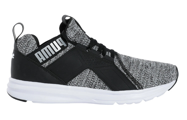 PUMA Enzo Knit Low Top Running Shoes Grey/Black 191635-04