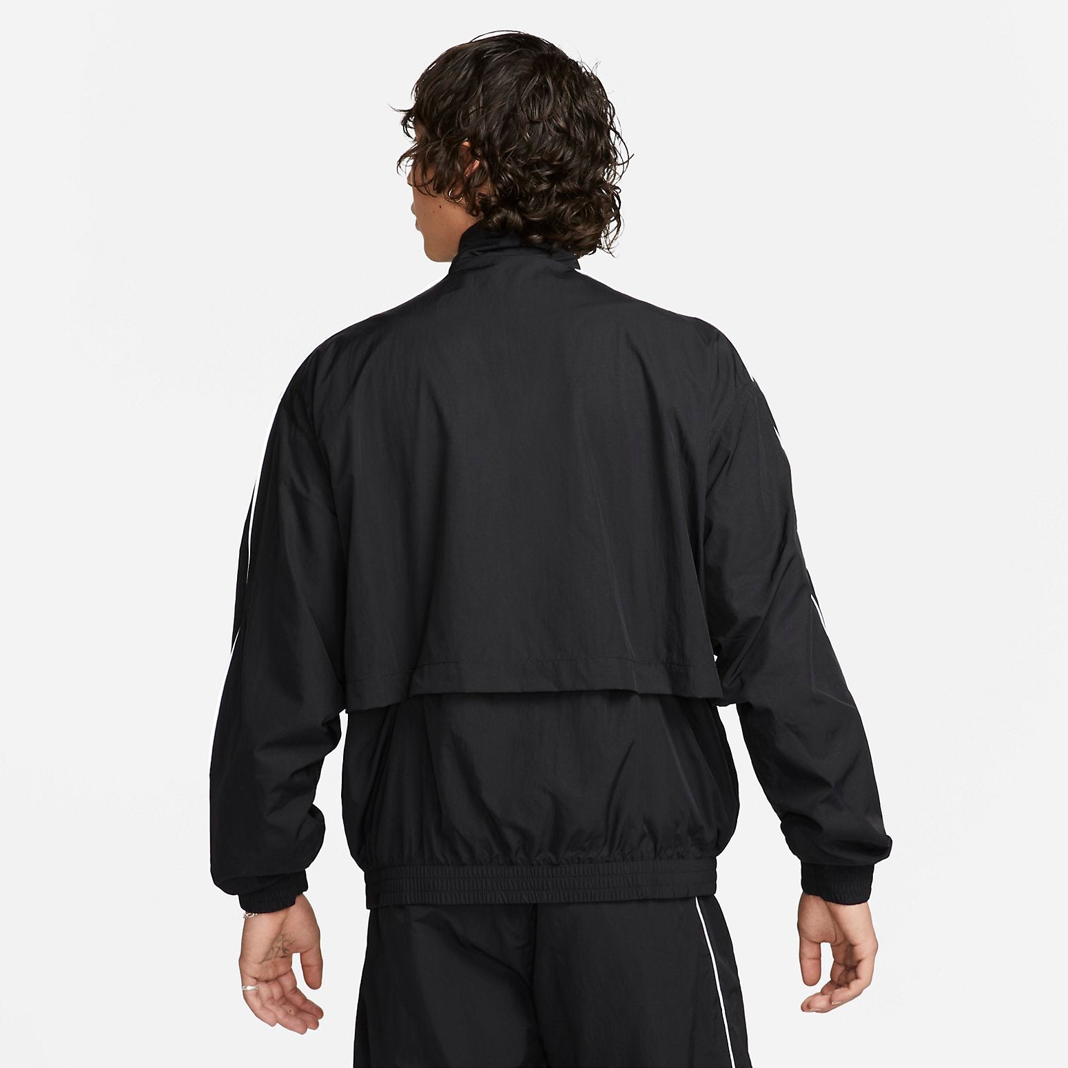 Nike Solo Swoosh Woven Track Jackets 'Black' FB8622-010