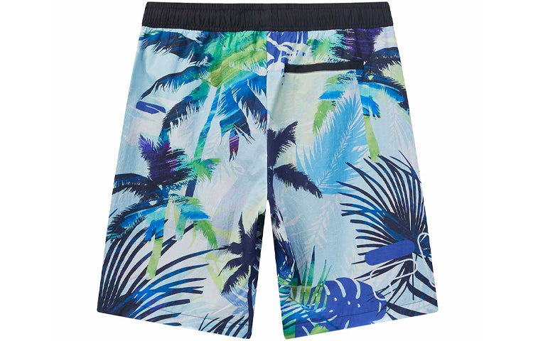 FILA Full Print Light-Weight Beach Shorts Men's Blue F11M028805G-PU