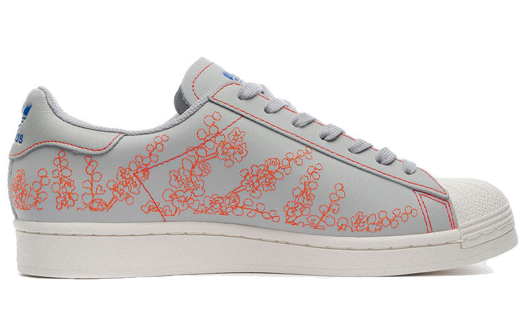 adidas Superstar Pure 'Embroidered Katakana - Grey Chalk' FV2834