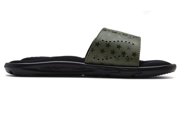 (WMNS) Under Armour Ignite Freedom 2 Slide 'Black Marine OD Green' 3025687-002