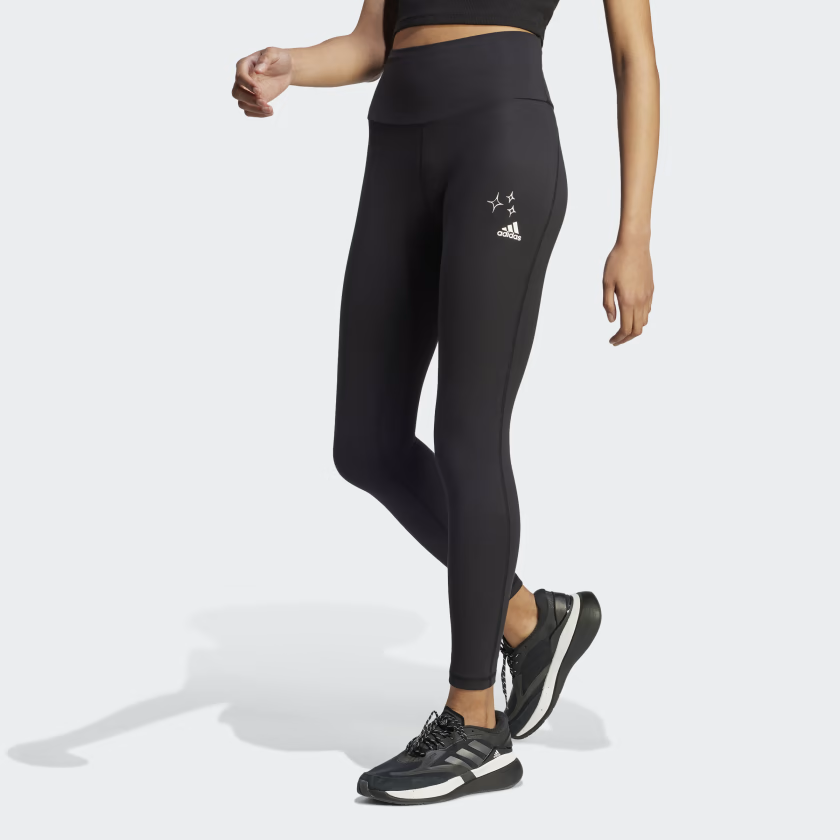 (WMNS) adidas Scribble Leggings 'Black' IJ8762