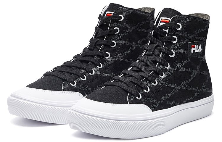 FILA STRADA high-top canvas shoes Black F12M034412FBK