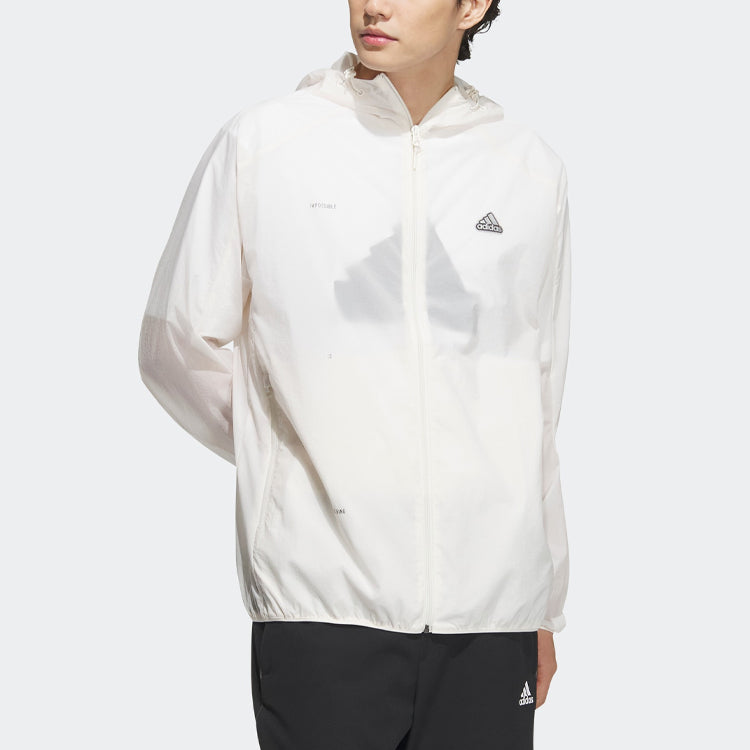 adidas Tech Lightweight Woven Jacket Asia Sizing 'White' IA8136