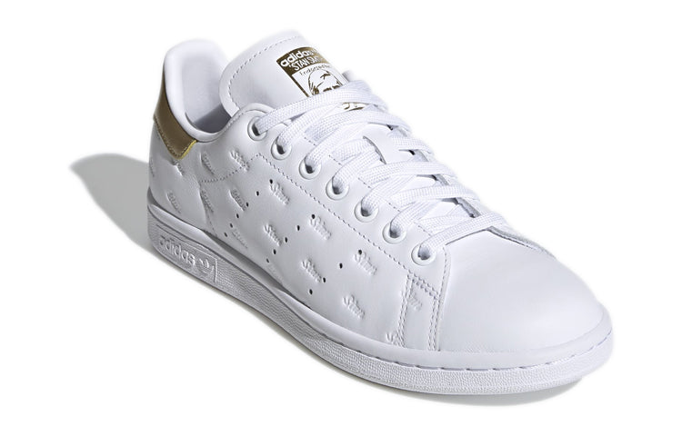 (WMNS) adidas Stan Smith 'Debossed Logos - White Metallic Gold' EF6853