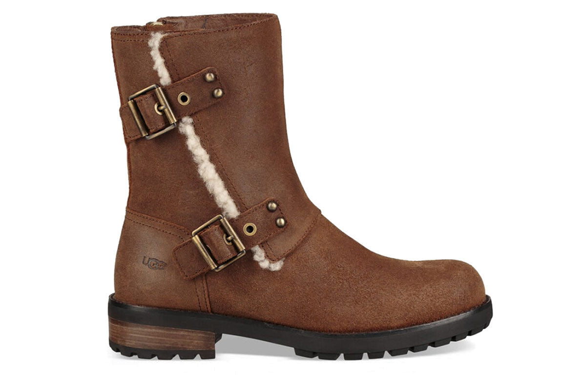 (WMNS) UGG Niels II Fleece Lined Snow Boots Brown 1095130-CPM