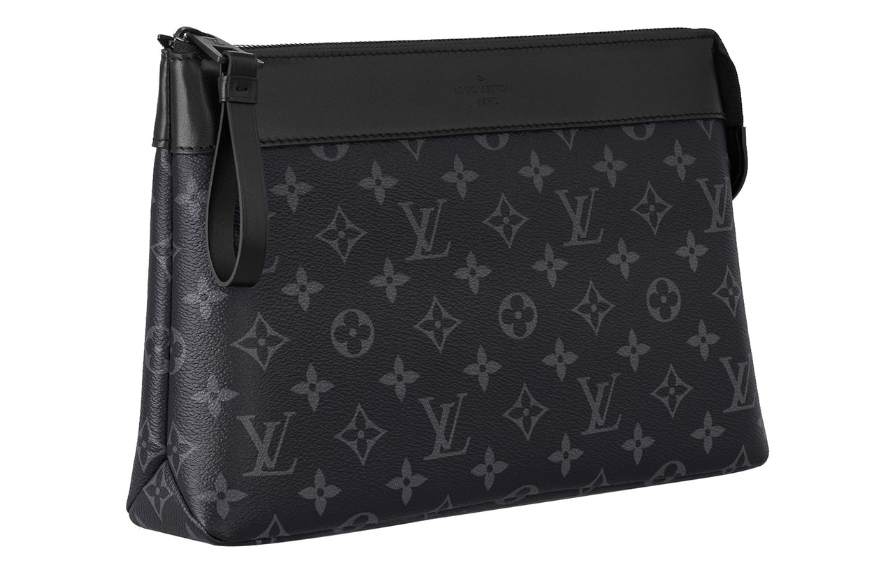 LOUIS VUITTON Pochette Voyage Souple Monogram Eclipse 'Black' M82543