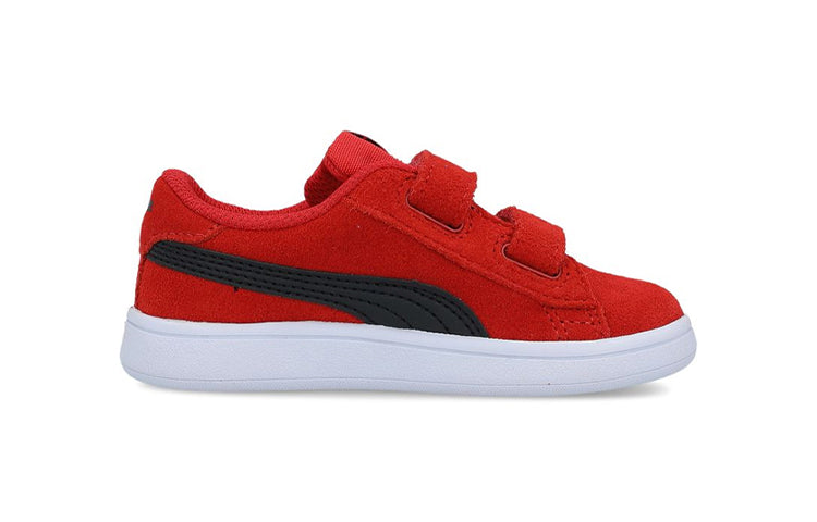 (TD) PUMA Smash V2 Leisure Board Shoes Red/Black 365178-10