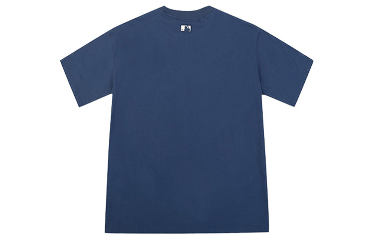 MLB Unisex BIGBOY Series Printing Round-neck Tee Blue 31TSC5031-50N