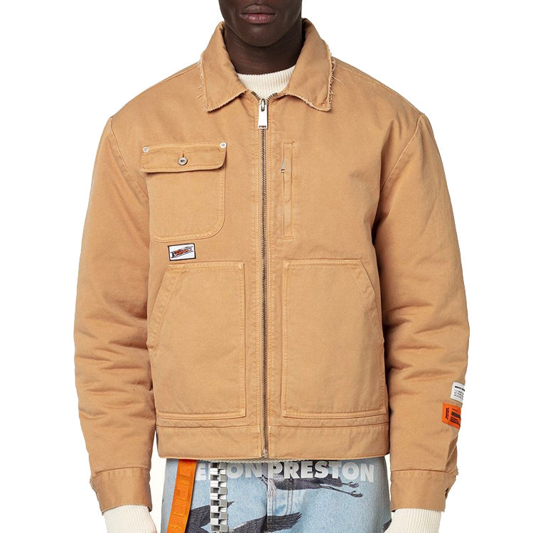Men's HERON PRESTON Long Sleeves Jacket Small HMEA052F20FAB0026300