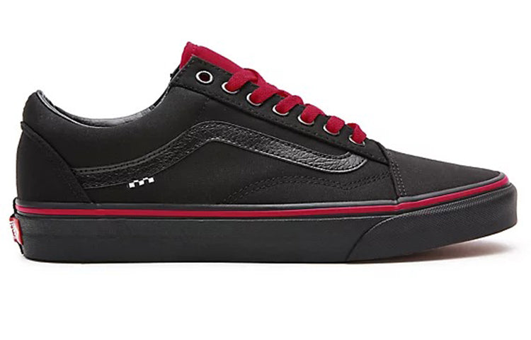 Vans Customs Old Skool Skate 'Black Red' VN0A3CST017