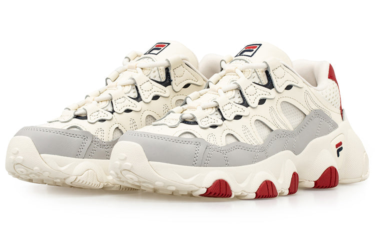 (WMNS) Fila Jagger VNTG Running Shoes GS White/Grey/Red T12W031116FSV