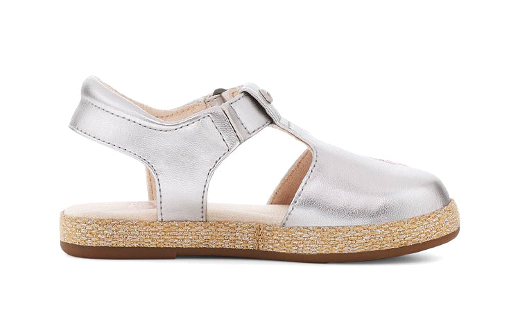 (TD) UGG Emmery Sandal 'Silver Metallic' 1118574T-SLVM