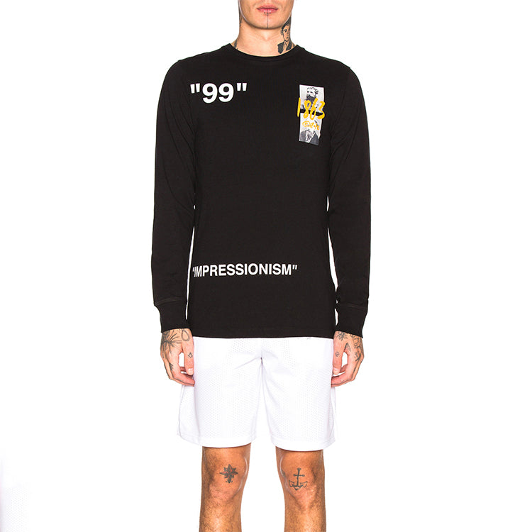 Off-White Summer 1863 Impressionism Print Long Sleeve T-Shirt OMAB001R191850091088