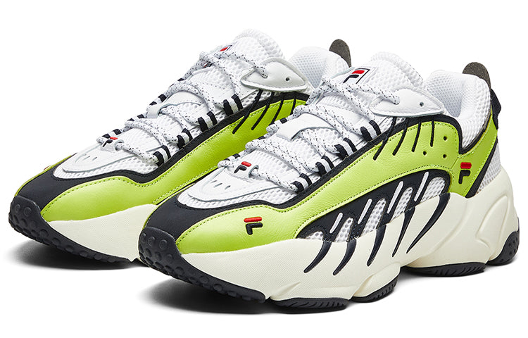 Fila Ade retro running shoe Black/white/green T12M011108FWA