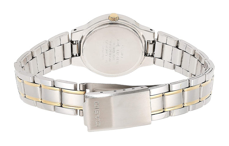CASIO Female DRESS Japan / South Korea Fashion Quartz Gold Analog LTP-1131G-9ARDF