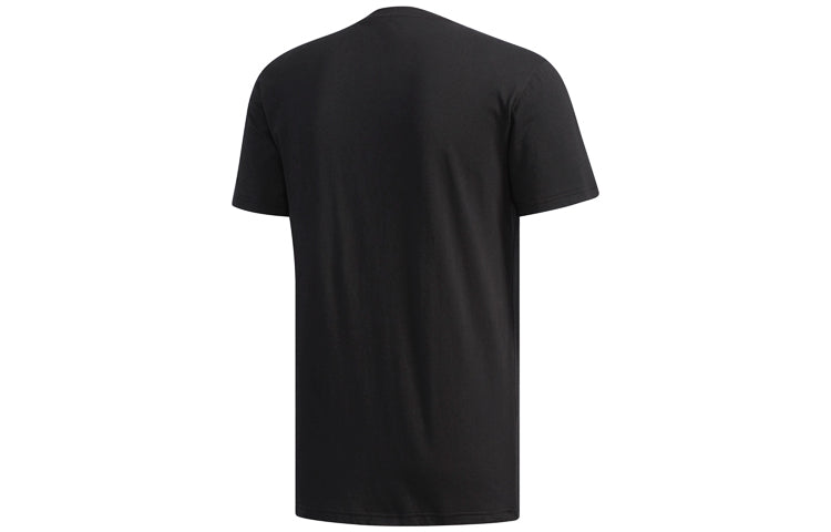 adidas neo Alphabet Logo Short Sleeve Black DW7911
