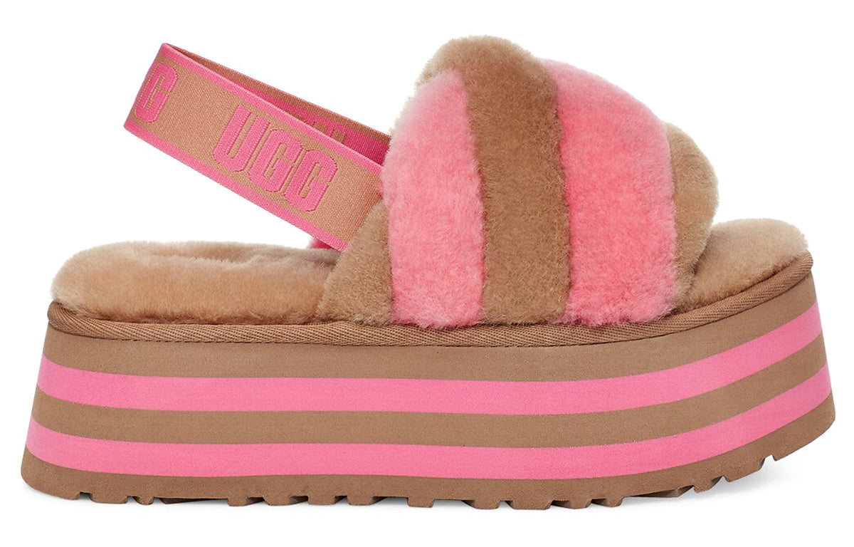 (WMNS) UGG Disco Stripe Slide 'Pink' 1120875-CPRC
