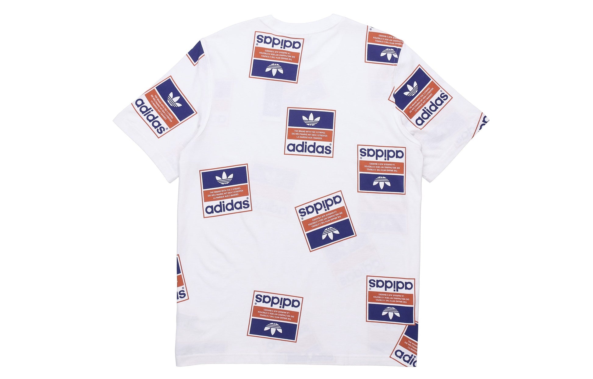 adidas originals Stckerbomb Tee Round Neck Short Sleeve White DX3649