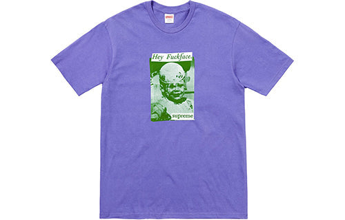 Supreme Fuck Face Tee Light Purple SS18-0123