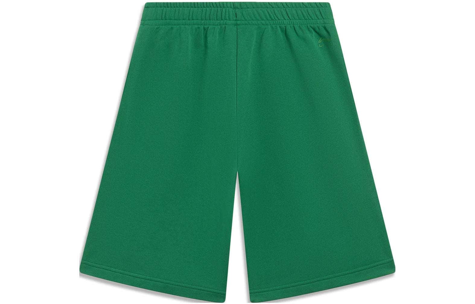 Li-Ning Anything Is Possible Graphic Straight Shorts 'Green' AKST593-3