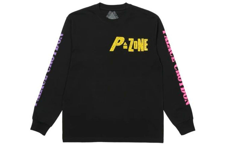 PALACE x M-Zone Crossover Small Devil Tri-Ferg Pattern Long Sleeves Black T-Shirt P20LS014