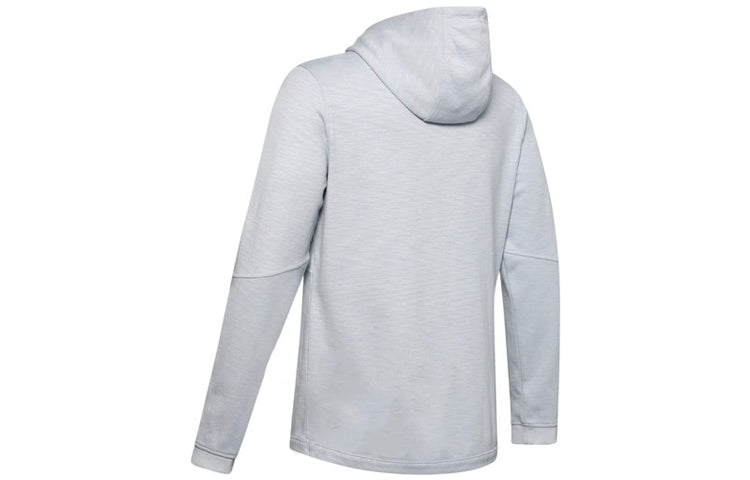 Under Armour Double Knit Full Zip Hooded Jacket 'Light Grey' 1352012-014