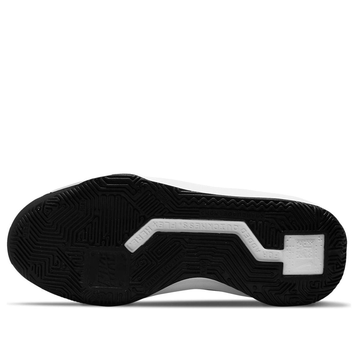 (GS) Nike Team Hustle Quick 3 'Black Metallic Silver' DA2781-002