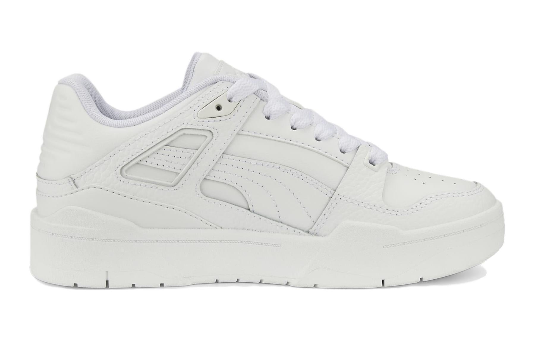 (GS) PUMA Slipstream Leather 'Triple White' 387826-02