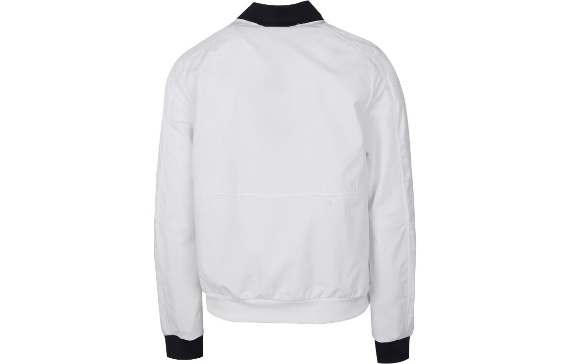 (WMNS) adidas Fleece Bomber Jackets 'White Black' GP0616