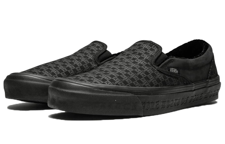 Vans Kith x Mastermind World x OG Classic Slip-On LX 'Black' VN0A32QNS5K