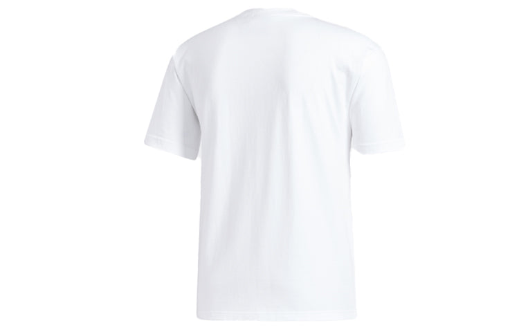 Men's adidas originals 2020 New Stacked Nyc Short Sleeve White T-Shirt GH6805