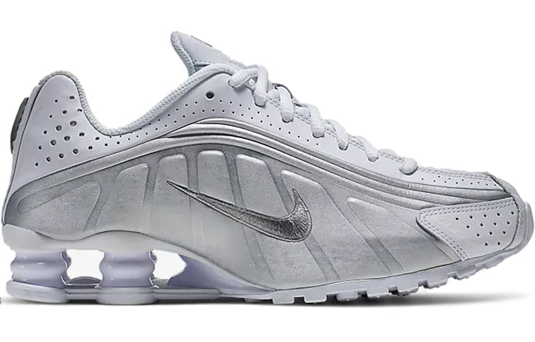 (GS) Nike Shox R4 'White Metallic Silver' BQ4000-100