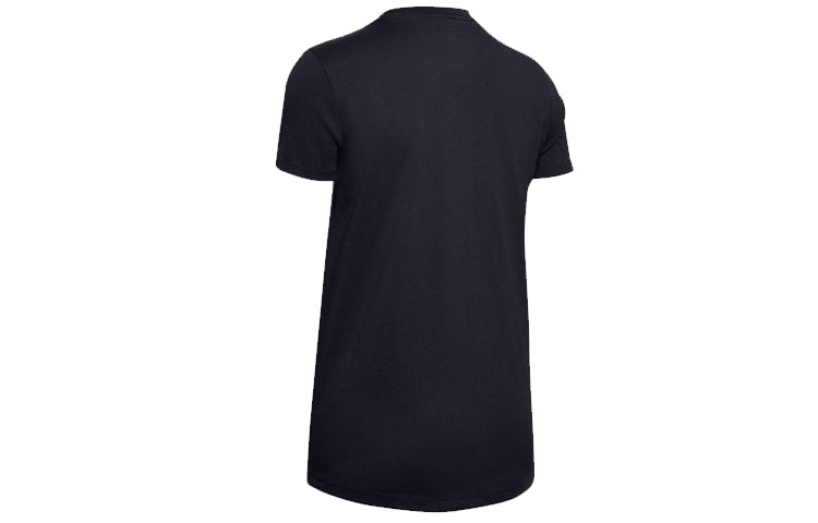 (WMNS) Under Armour Branded Training Sports Short Sleeve Black 1355647-001