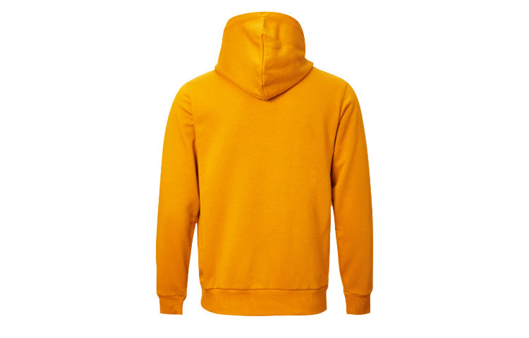 Men's Converse Logo Cardigan hooded Drawstring Jacket Yellow 10020341-805