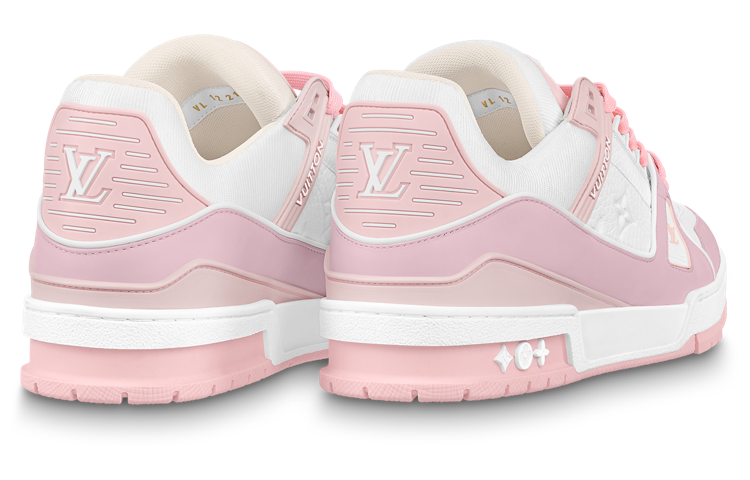 LOUIS VUITTON LV Trainers 'White Pale Pink' 1ABOEE
