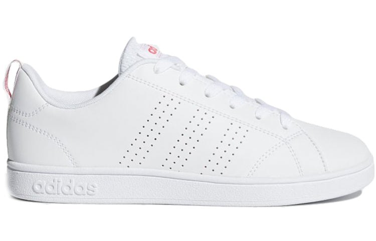 (GS) adidas Vs Advantage Clean J 'White Red' BB9976
