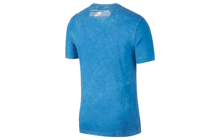 Nike Basketball Printing Pattern Short Sleeve Blue CD1297-489