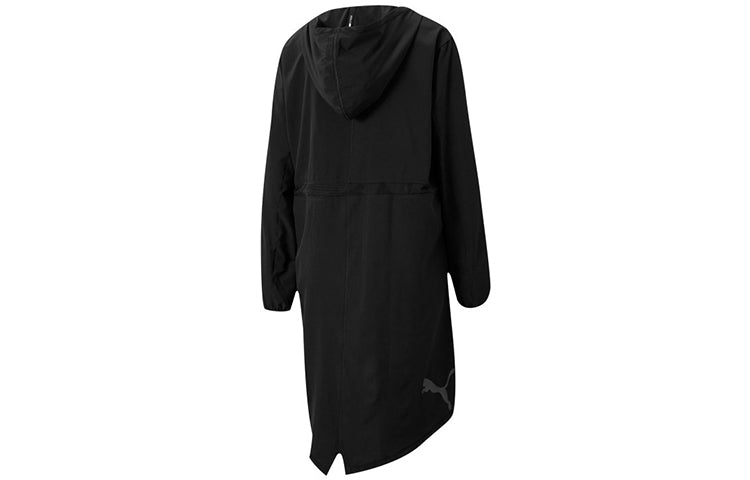 (WMNS) PUMA Studio Flow Woven Hooded Jacket 'Black' 519643-02
