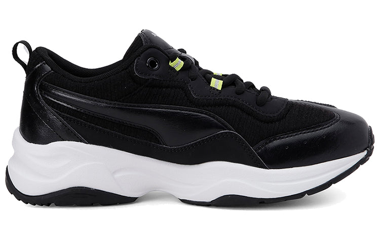 (WMNS) PUMA Cilia Shift Low-cut Running Shoes Black/White 370284-01